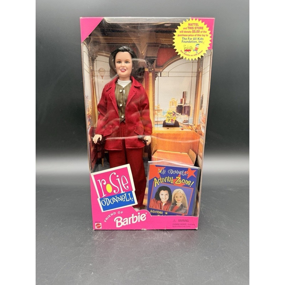 Rosie O'Donnell Friend of Barbie doll #22016 NRFB Mattel 1999 EC!